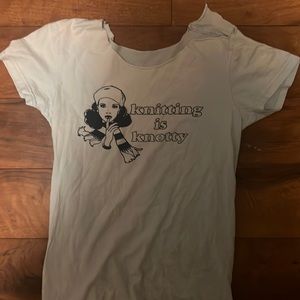 Vintage t-shirt - Knitting is Knotty